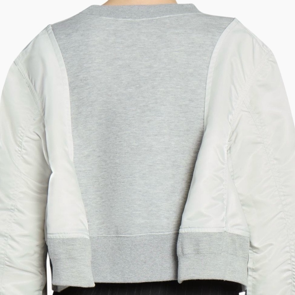 SACAI  Paneled Sweatshirt🌸 - Picture 3 of 13